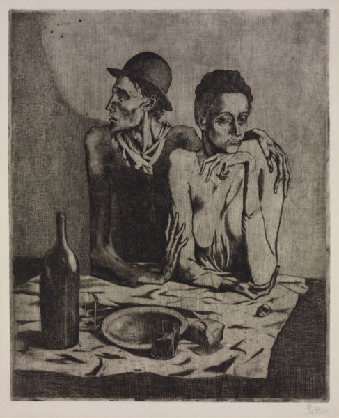 Pablo Picasso - Le repas frugal.